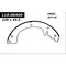 Centric Parts PREMIUM BRAKE SHOES 111.004 - alternate 2